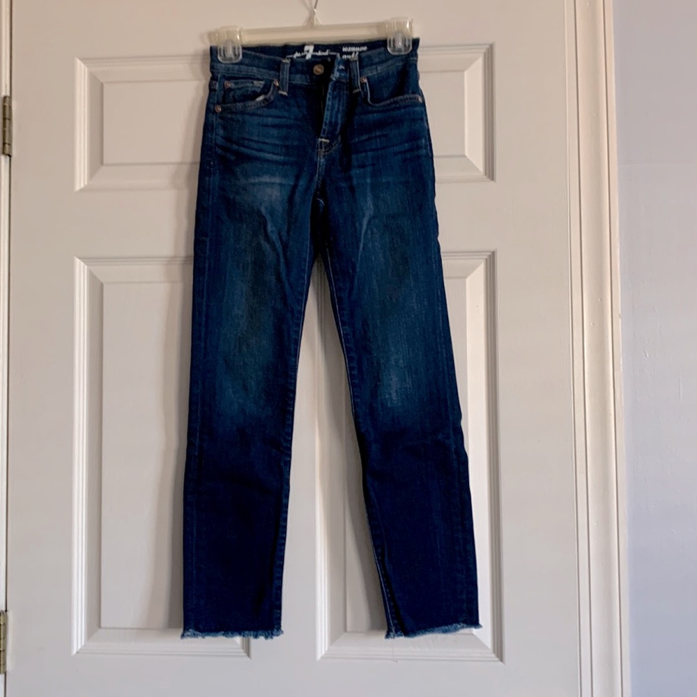 7 for all Mankind Roxanne Ankle Jeans. Size 24